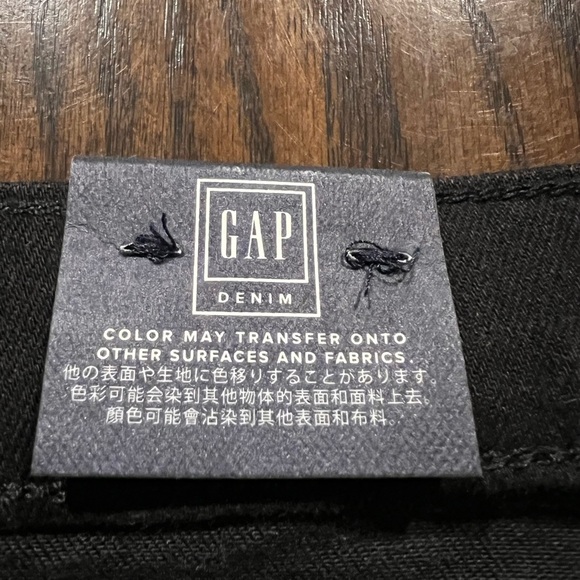 TF15450 **GAP** MID RISE SKINNY FIT WOMENS JEANS sz18/34R BLACK - Picture 8 of 12